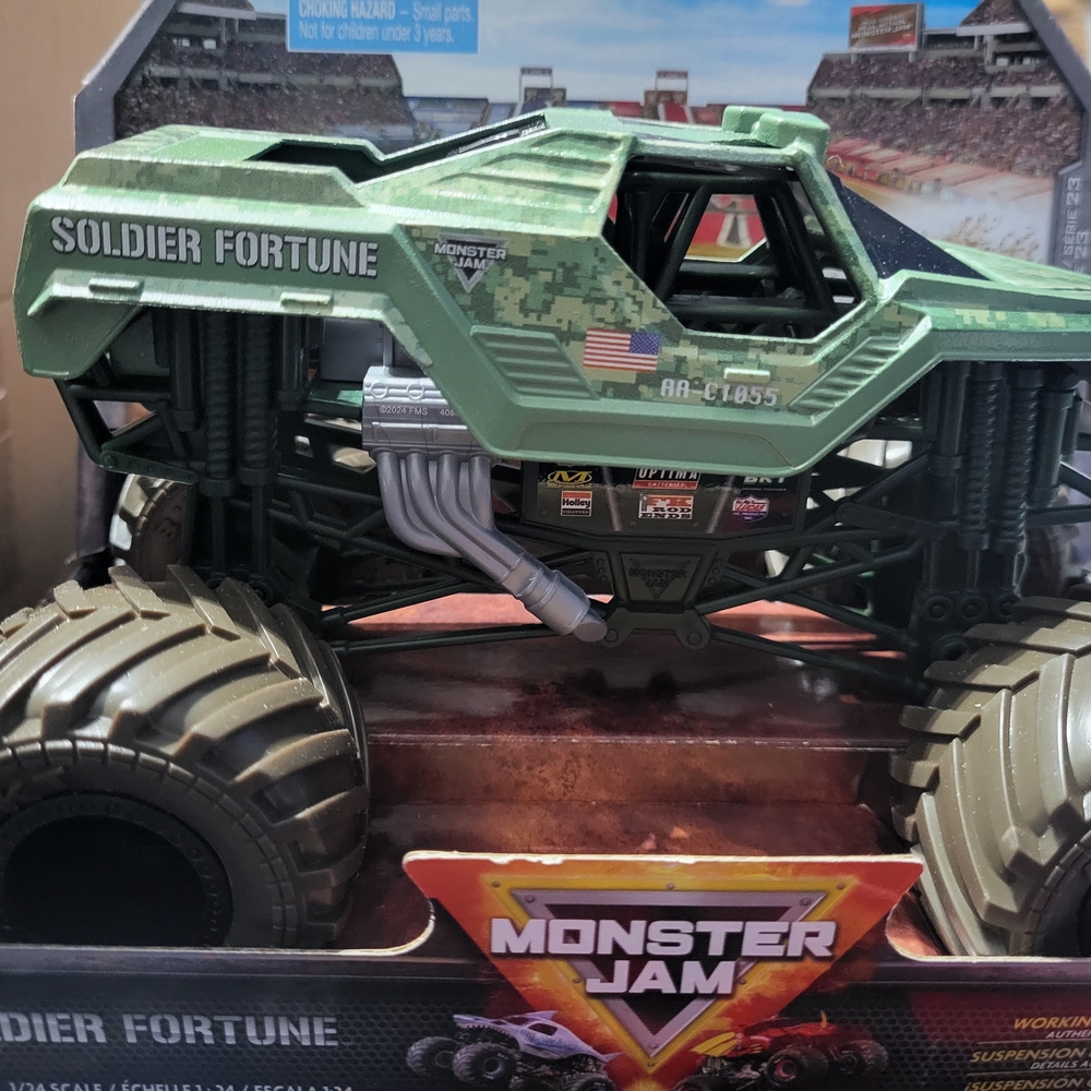 Soldier Fortune Green Monster Truck